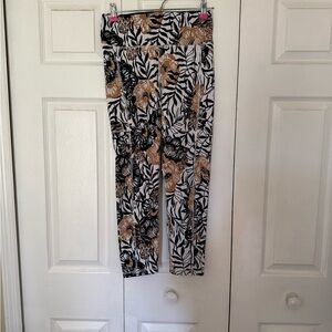 Lilly Pulitzer Black and Gold Patterned Leggings
